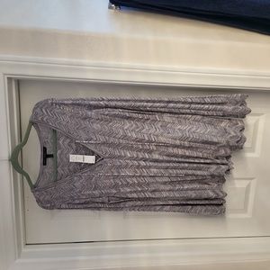 BHWM Gray sweater with Silver accents.  Laces at "V" neckline. Very Pretty.